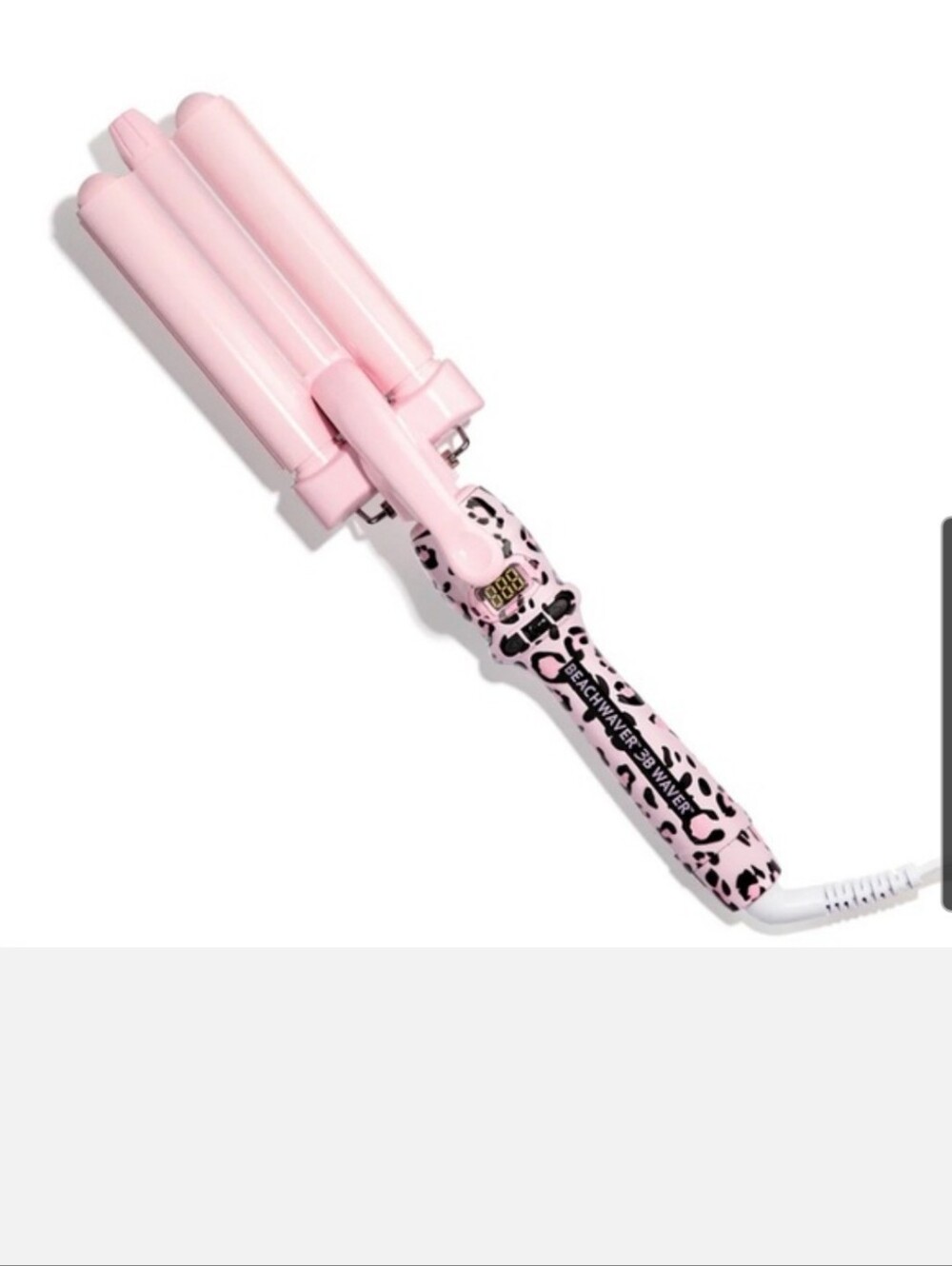 The Beachwaver Co. Pink  Catwalk 3B waver with Free Makeup Bag